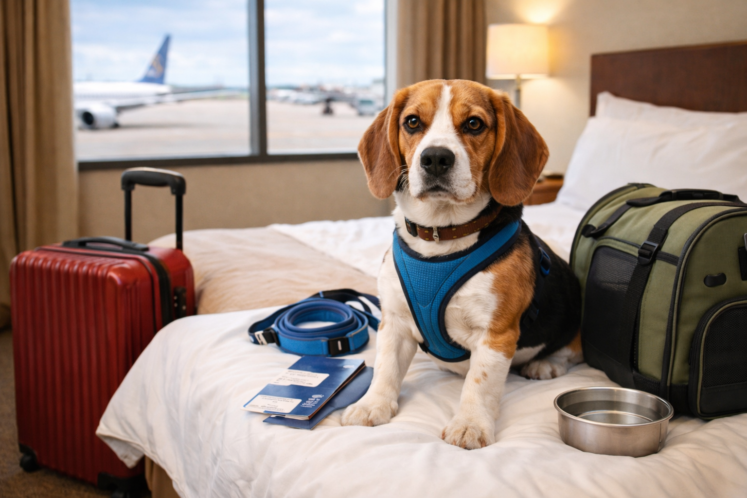 Voyager avec un Beagle : sécurité, avion et hébergement